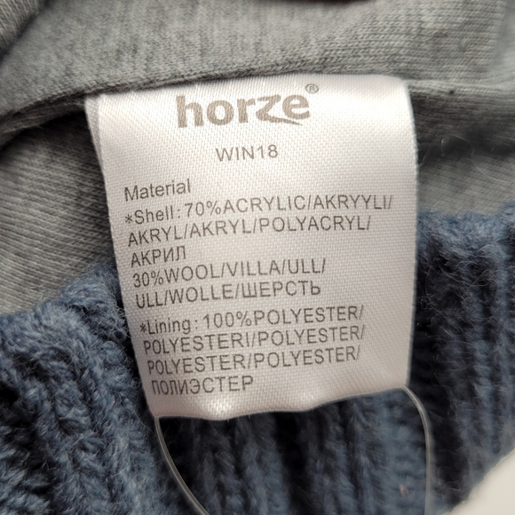 HORZE | Monika kids snowflake hat pompom beanie toque - Picture 8 of 9